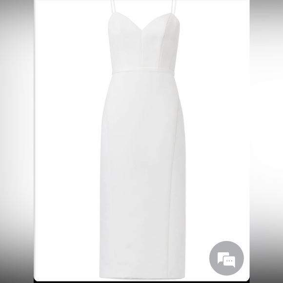 Amsale Faille Midi Column Sheath Dress - LW139 - Picture 5 of 10